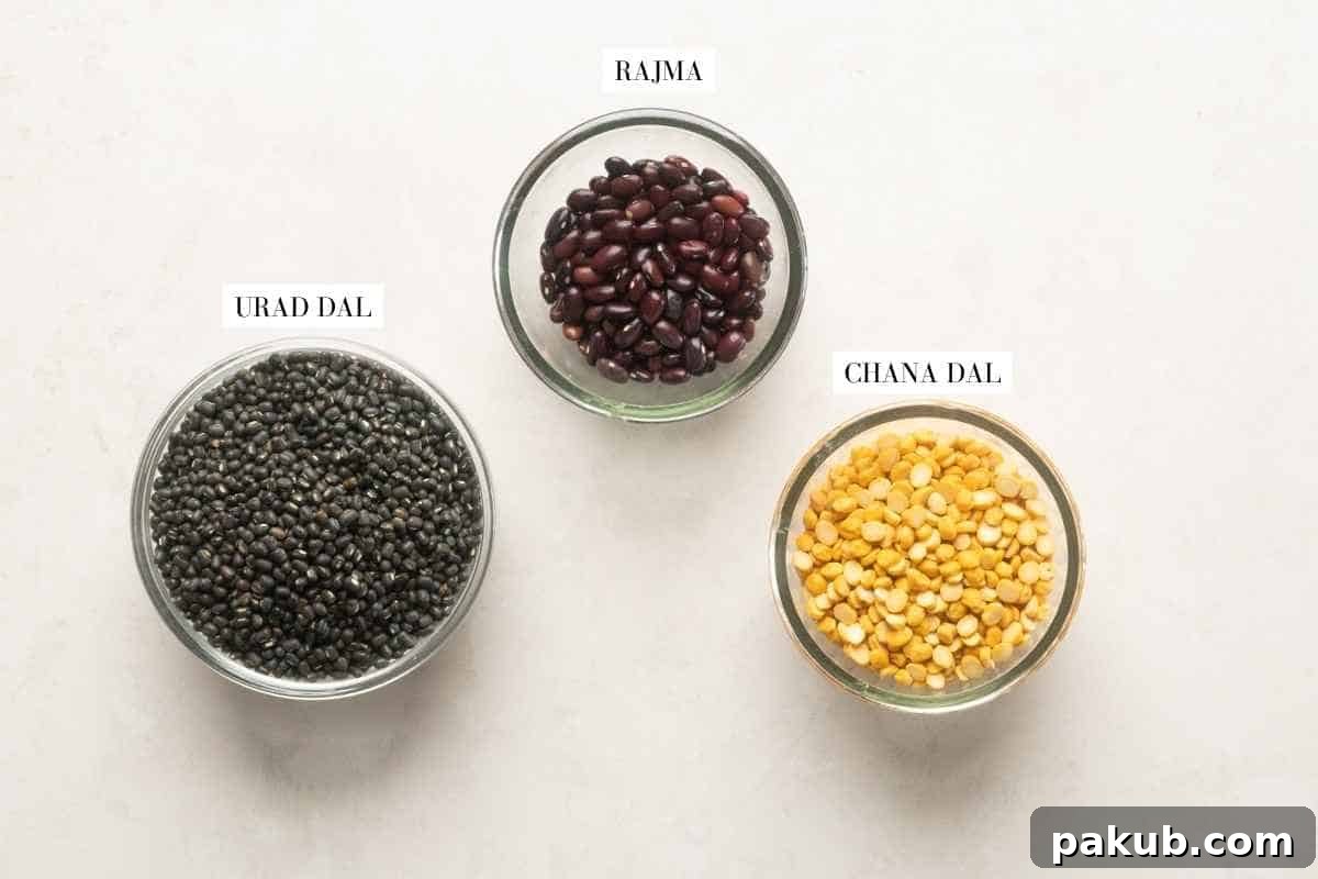 ingredients for langar wali dal