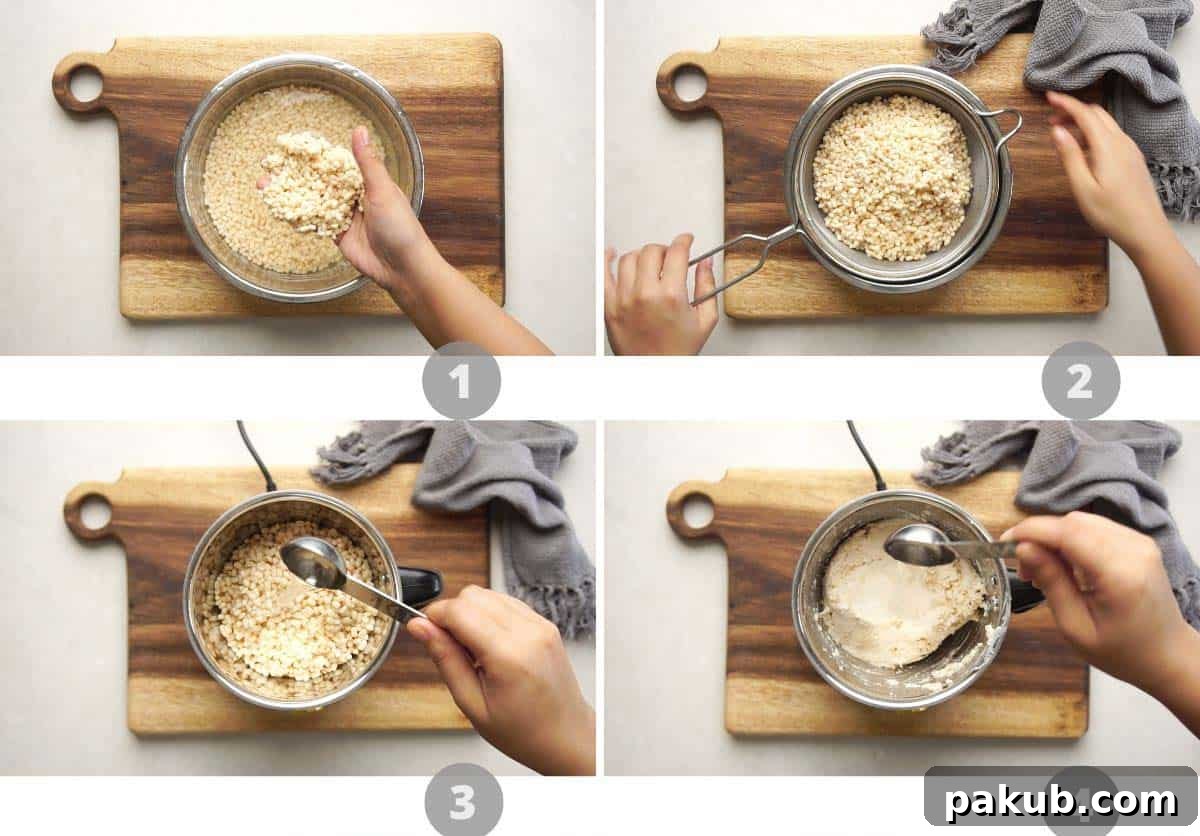 Step by step picture collage showing how to make medu vada