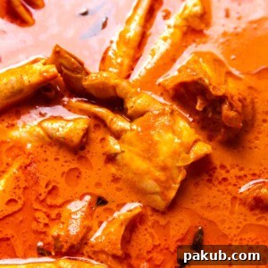 close up of Mangalorean crab curry