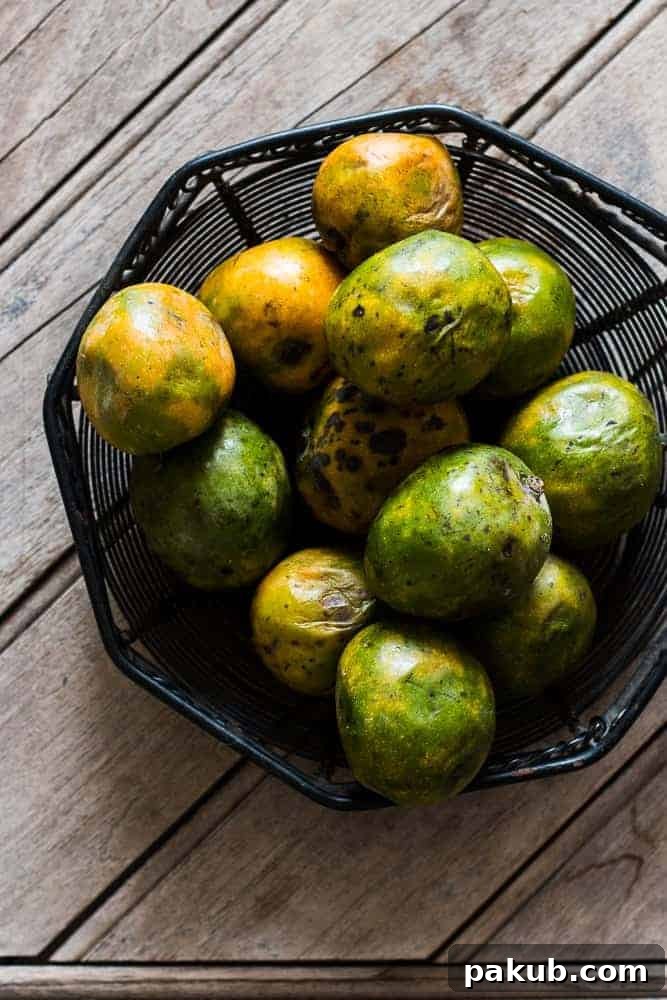 Mangalorean Ripe Mango Curry Fresh, small sugar baby mangoes, ideal for making an authentic Mangalorean ripe mango curry.