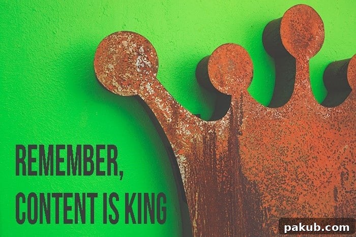 Person focusing on creating useful and engaging content for their audience