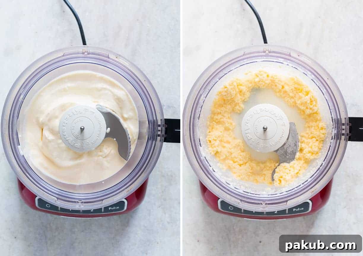 The Indian Kitchen's Secret Weapon: 5 Must-Try Food Processor Techniques 4 Churning fresh homemade butter with a food processor in minutes, saving time and effort.
