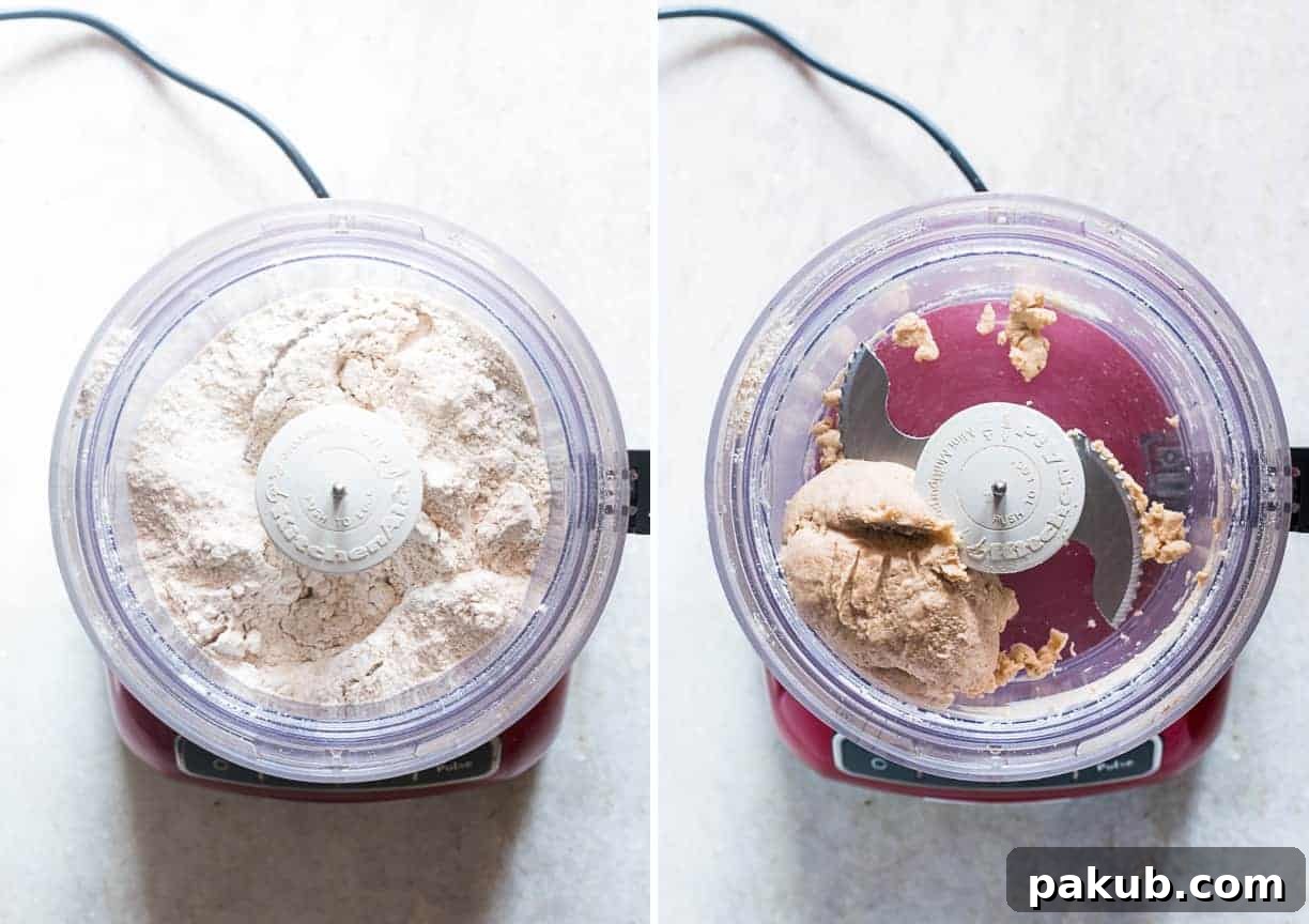 The Indian Kitchen's Secret Weapon: 5 Must-Try Food Processor Techniques 5 Kneading soft and supple atta dough for chapatis and parathas using a KitchenAid food processor.