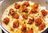 Crispy Cauliflower 65 Biryani