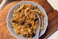 Asian Claypot Mushroom Rice
