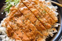 Air-Fried Golden Katsu Rice Bowl