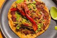 Masala Smashed Chicken Tacos