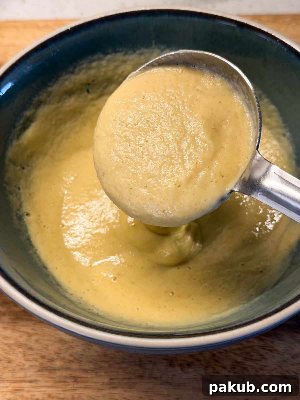 Protein-Packed Moong Dal Chilla with Savory Filling 3 Picture of the moong dal batter