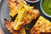 Crispy Air Fryer Bread Pakoras