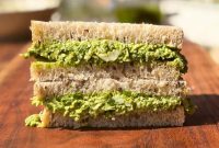 Tangy Chutney, Cheese & Egg Breakfast Sandwich