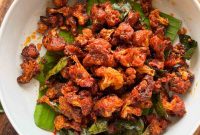 Air Fryer Gobi 65: Spicy Crispy Cauliflower Recipe