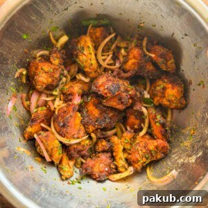 chatpata chicken bites ready to be served
