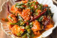 Air Fryer Crispy Chili Tofu